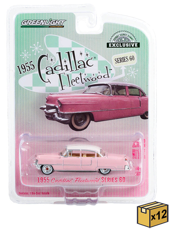 Greenlight 30396-CASE 1/64 Scale 1955 Cadillac Fleetwood Series 60