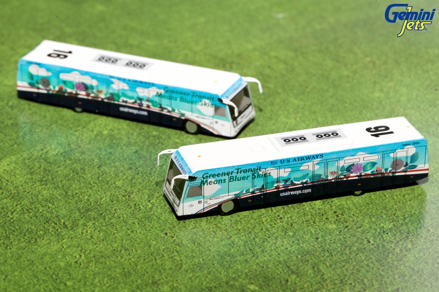 Gemini Jets 1/200 G2USA574 Gemini200 Usairways Cobus3000 1/200 Greener