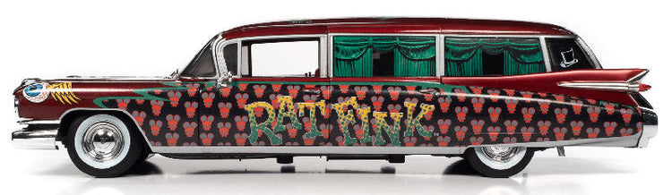 Auto World 303 1/18 Scale Rat Fink - 1959 Cadillac Eldorado Hearse