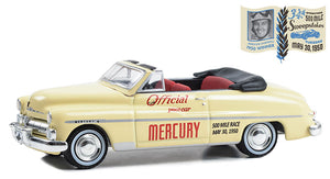 Greenlight 30434 1/64 Scale 1950 Mercury Monterey Convertible Official Pace Car 34th