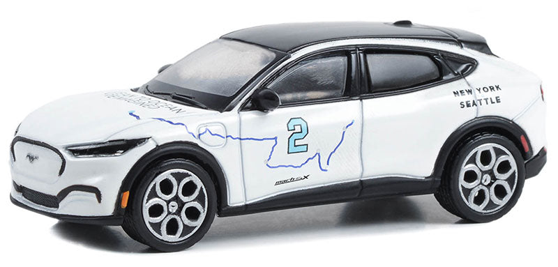 Greenlight 30438 1/64 Scale 2021 Mustang Mach-E - New York to Seattle