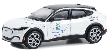 Greenlight 30438 1/64 Scale 2021 Mustang Mach-E - New York to Seattle