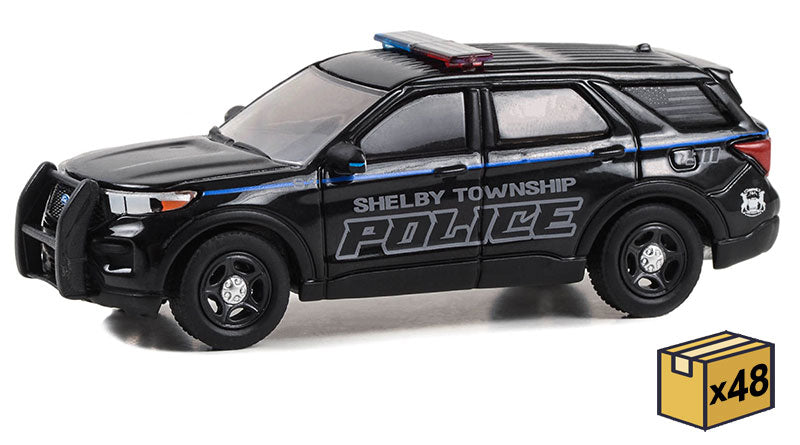 Greenlight 30451-MASTER 1/64 Scale Shelby Township Michigan - 2023 Ford Police Interceptor