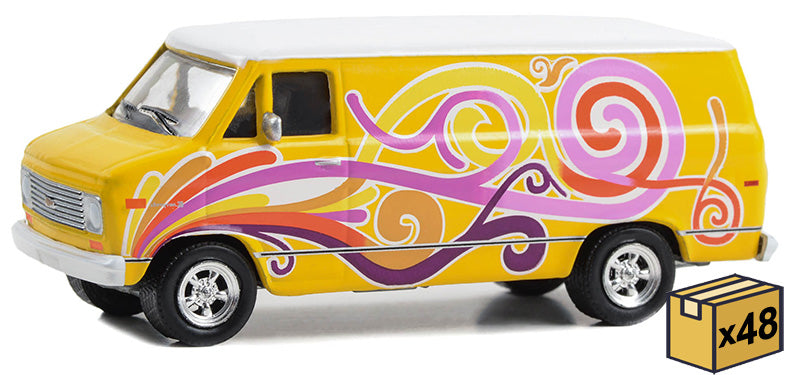 Greenlight 30476-MASTER 1/64 Scale Vannin' - 1976 Chevrolet G20 Custom Van
