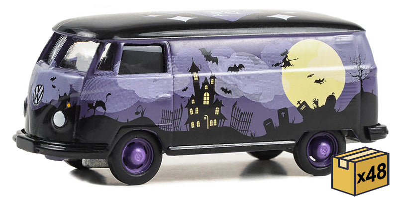 Greenlight 30481-MASTER 1/64 Scale Halloween 2024 - Volkswagen Type 2 Panel Van