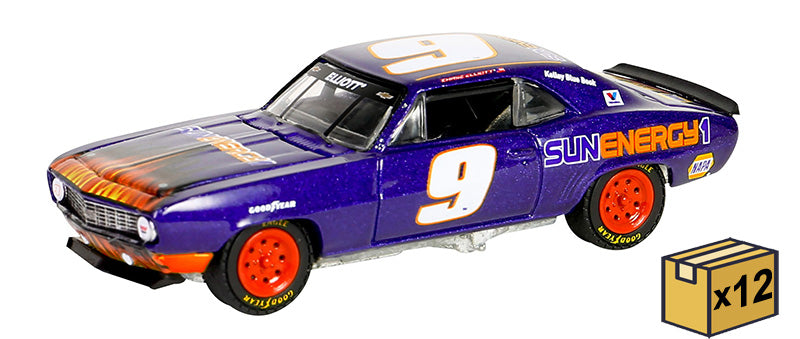 Greenlight 30494-CASE 1/64 Scale 1969 Chevrolet Camaro - Chase Elliott / Hendrick