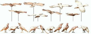 Preiser 63335 I Scale Animals -- Bird Assortment, Unpainted