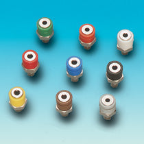 Brawa 3087 All Scale Panel Sockets pkg(10) -- Gray