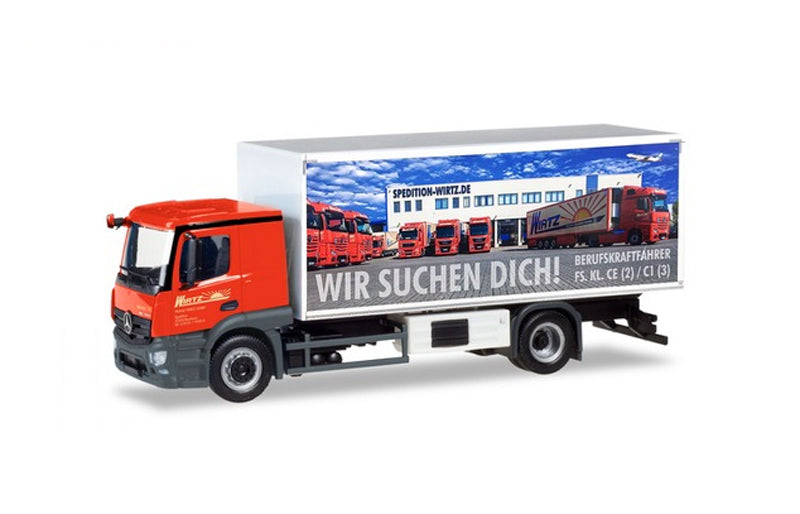 Herpa 309295 1/87 Scale Wirtz Mercedes-Benz ActROS Classic Space Refrigerated Box Truck