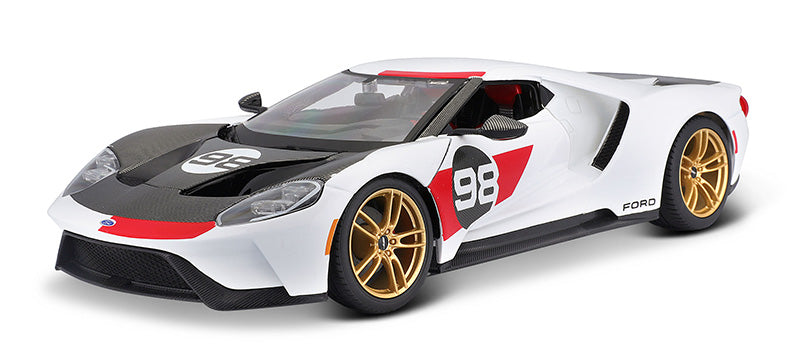Maisto 31390WBKR 1/18 Scale 2021 Ford GT Heritage Series
