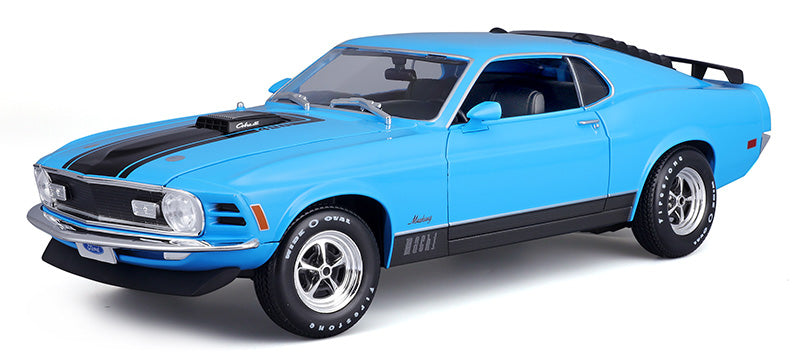 Maisto 31453BL 1/18 Scale 1970 Ford Mustang Mach 1