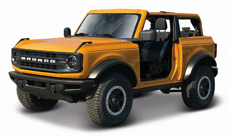 Maisto 31457OR 1/18 Scale 2021 Ford Bronco Badlands without Doors