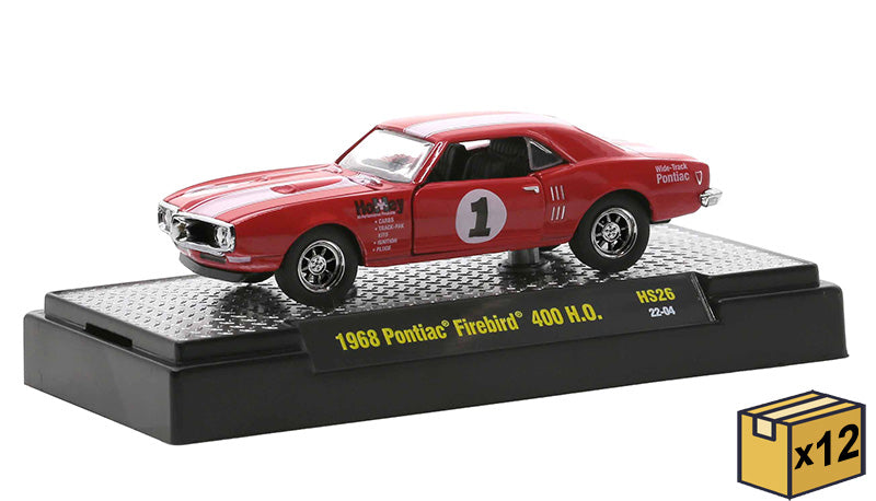 M2Machines 31500-HS26-CASE 1/64 Scale Holley - 1968 Pontiac Firebird 400 H.O.