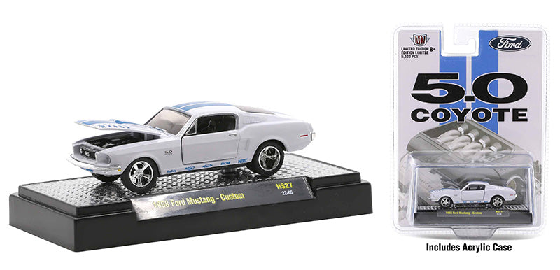 M2Machines 31500-HS27 1/64 Scale 1968 Ford Mustang Custom 5.0 Coyote Hobby Exclusive