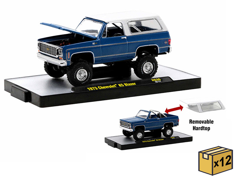 M2Machines 31500-HS30-CASE 1/64 Scale 1973 Chevrolet K5 Blazer