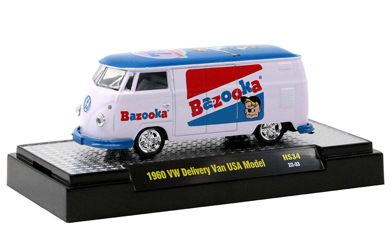 M2Machines 31500-HS34 1/64 Scale Bazooka - 1960 Volkswagen Delivery Van USA Model