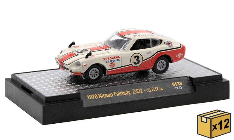 M2Machines 31500-HS39-CASE 1/64 Scale Yokohama - 1970 Nissan Fairlady S432