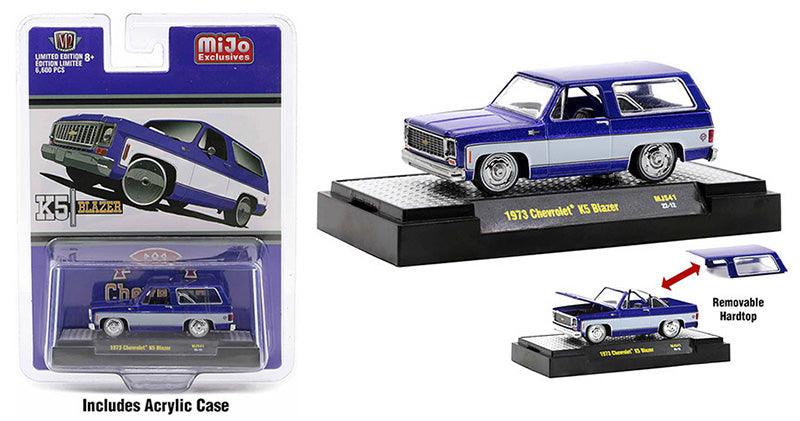 M2Machines 31500-MJS41 1/64 Scale 1973 Chevrolet K5 Blazer Custom