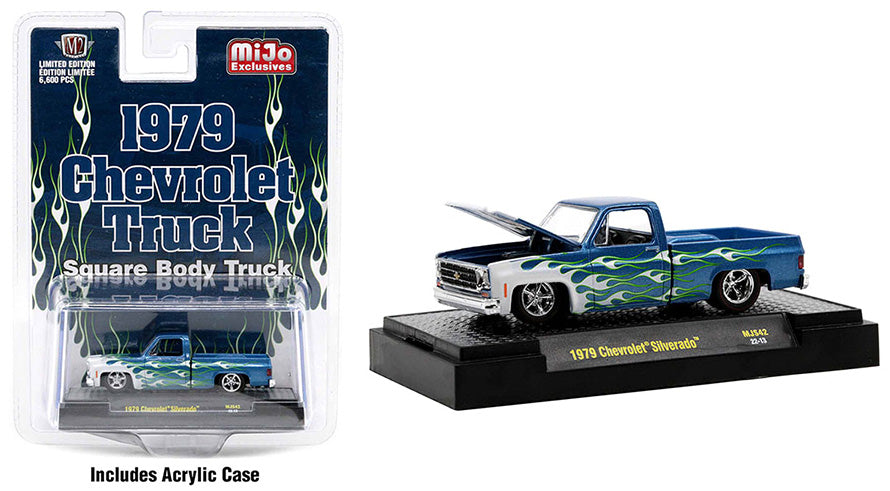 M2Machines 31500-MJS42 1/64 Scale 1979 Chevrolet Silverado Square Body Pickup