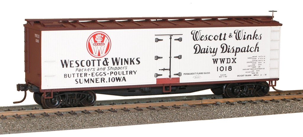 Accurail 80792 Ho 40'Wood Reefer W&W
