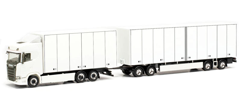 Herpa 315319 1/87 Scale Scania CS 20 HD Tandem Trailer