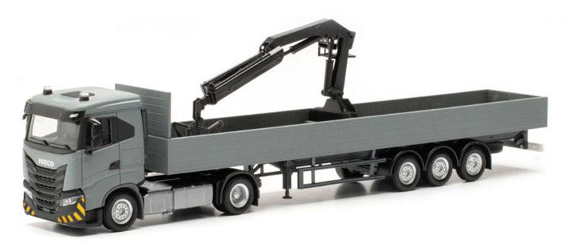 Herpa 316415 1/87 Scale Iveco S-Way ND Flatbed Semitrailer