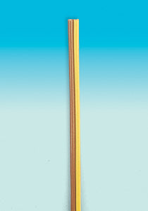 Brawa 3171 All Scale Multi-Conductor Flat Cable Hook-Up Wire -- Brown/Yellow