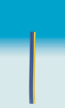 Brawa 3173 All Scale Multi-Conductor Flat Cable Hook-Up Wire -- Blue/Yellow/Blue for use w/Marklin
