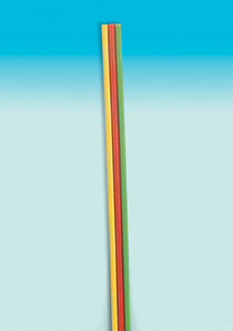 Brawa 3175 All Scale Multi-Conductor Flat Cable Hook-Up Wire -- Yellow/Red/Blue for use w/Marklin