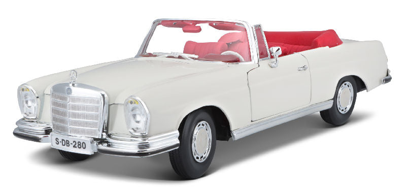 Maisto 31811CR 1/18 Scale 1967 Mercedes-Benz 280SE Cabrio / Convertible