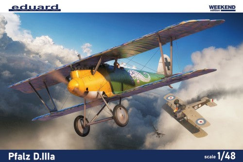 Eduard 8414 1/48 WWI Pfalz D IIIa German BiPlane Fighter (Wkd Edition Plastic Kit)