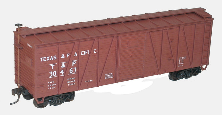 Accurail 4512 Ho 40'Ob Wood Boxcar T&P