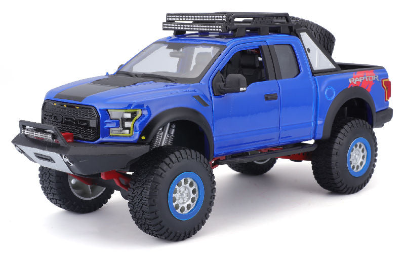 Maisto 32521BL 1/24 Scale 2017 Ford F150 Raptor Pickup Truck