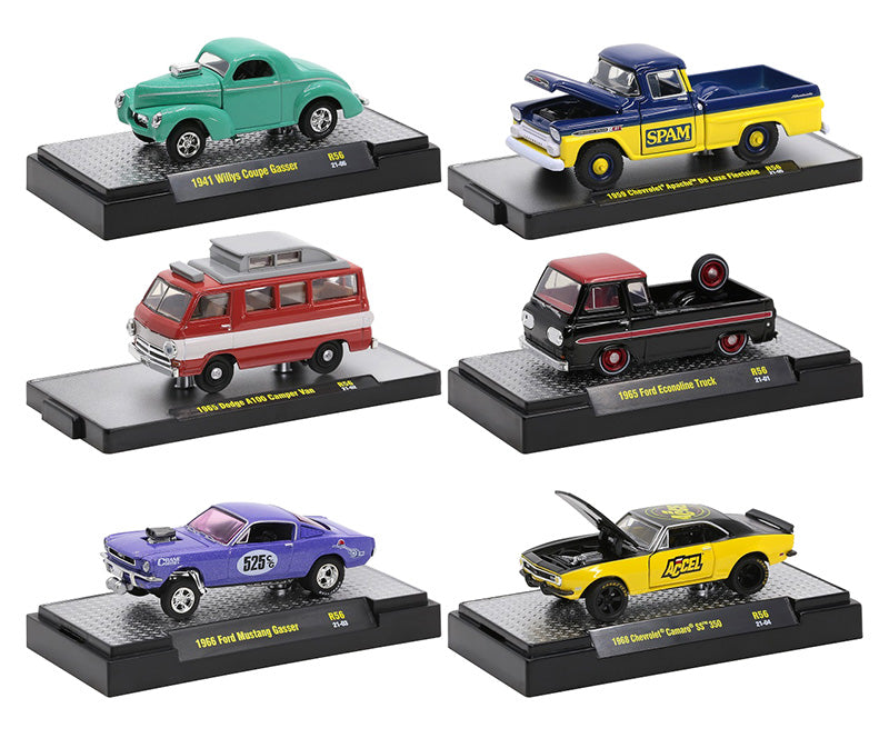 M2Machines 32600-56-CASE 1/64 Scale Gasser / Auto-Trucks / Detroit Muscle Release 56