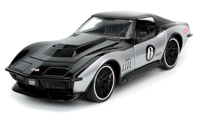 Jada Toys 32775 1/24 Scale 1969 Chevrolet Stingray Corvette BigTime Muscle