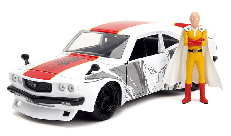 Jada Toys 33688 1/24 Scale One Punch Man - 1974 Mazda RX-3