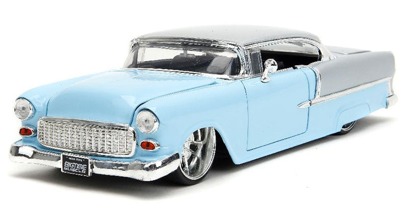 Jada Toys 34207 1/24 Scale 1955 Chevrolet Bel Air Chop Top BigTime Muscle