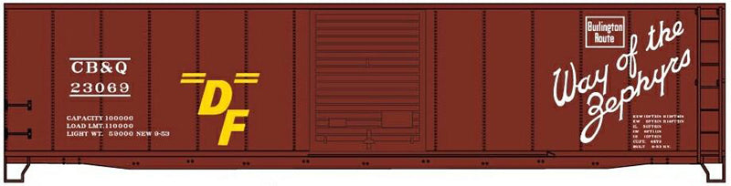 Accurail 50081 Ho 50'Steel Boxcar Burl
