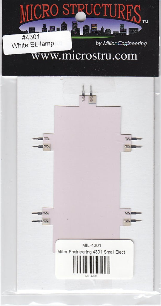 Miller Engineering 4301 Extra El Lamps 1.7'X3'