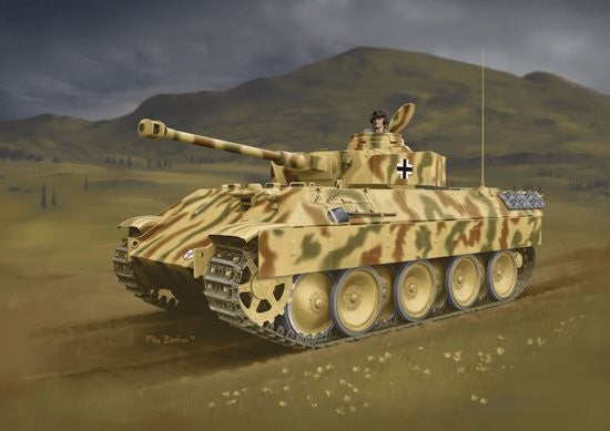 Dragon Models 6835 1/35 Bergepanther Command Tank w/PzKpfw IV Ausf G Turret