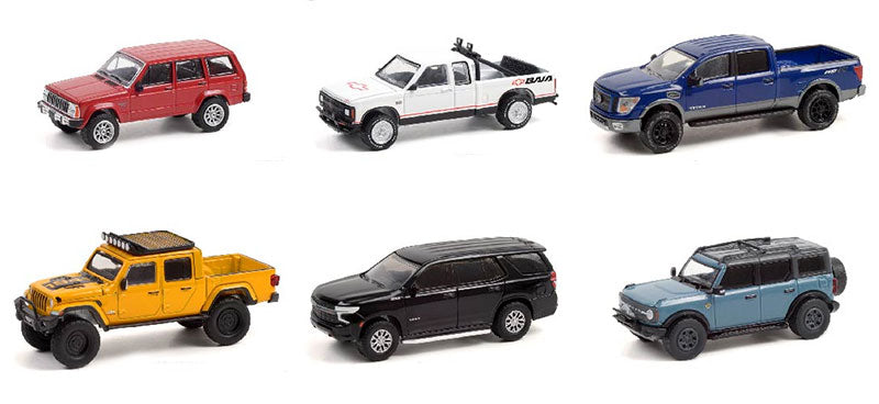 Greenlight 35210-CASE 1/64 Scale All-Terrain Series 12 - 6 Pieces