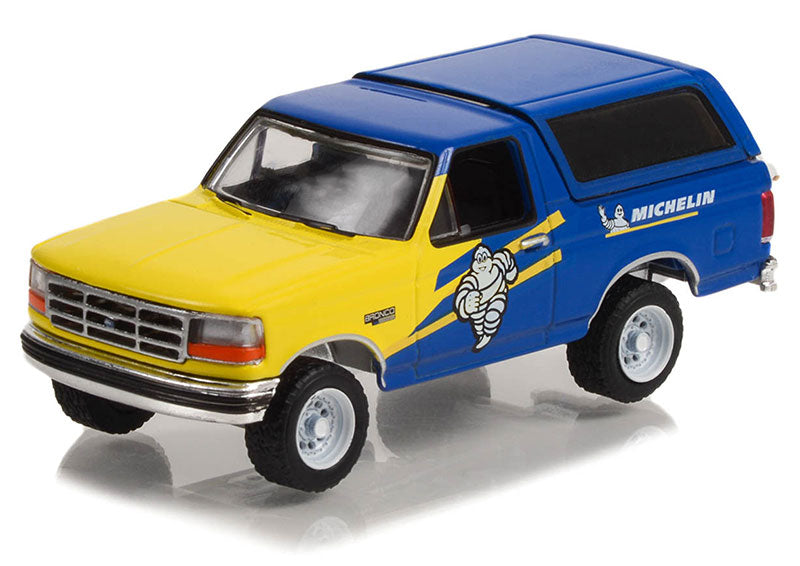 Greenlight 35240-D 1/64 Scale Michelin Tires - 1996 Ford Bronco XL Blue