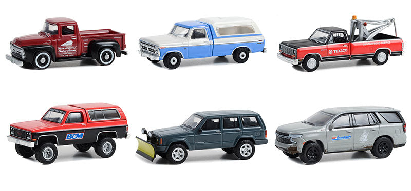 Greenlight 35260-CASE 1/64 Scale Blue Collar Collection Series 12 6 Pieces