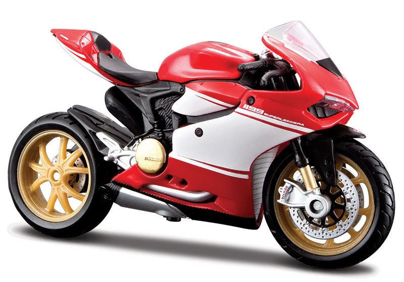 Maisto 35300-ZZ 1/18 Scale Ducati 1199 Superleggera Motorcycle