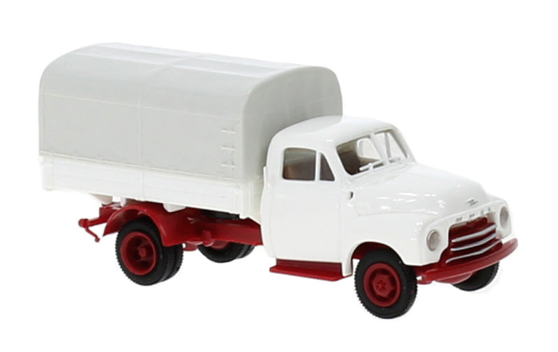 Brekina 35341 1/87 Scale 1952 Opel Blitz PP Tarp Covered Truck high
