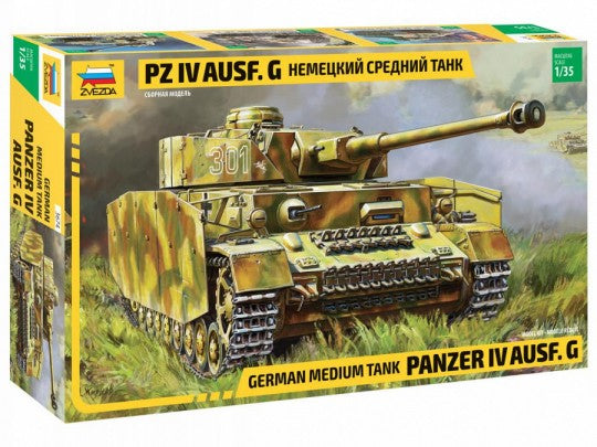 Zvezda 3674 1/35 German Panzer IV Ausf G Medium Tank