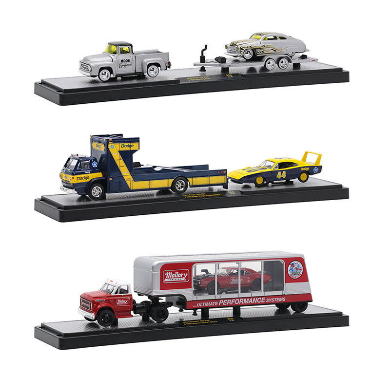 M2Machines 36000-50-SET 1/64 Scale Auto-Haulers Release 50 - 3-Piece Set Incredible detail