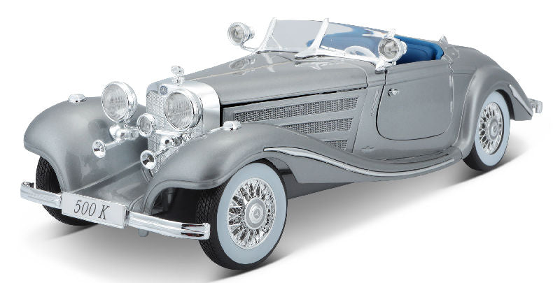 Maisto 36862GY 1/18 Scale 1936 Mercedes-Benz 500 K Type Special Roadster