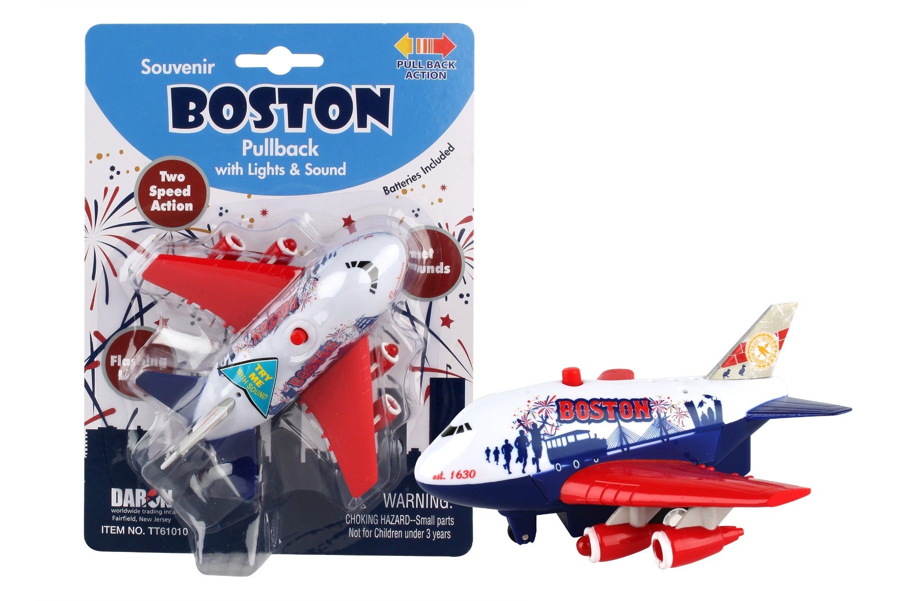 Daron Toytech TT61010 Boston Pullback W/Light & Sound
