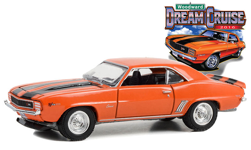 Greenlight 37280-D 1/64 Scale 1969 Chevrolet Camaro Z/28 22nd Annual Woodward Dream